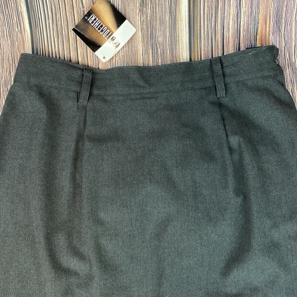 Together Charcoal Gray “Poet Core” Pleated Skirt- Size 6 - Picture 7 of 9